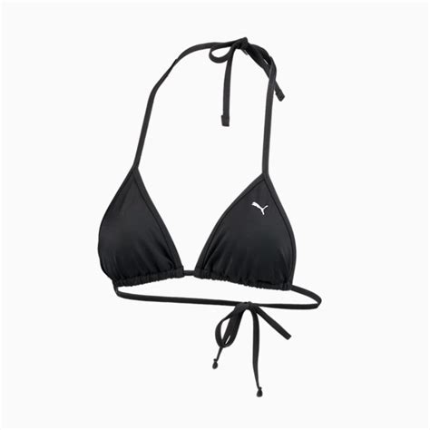 PUMA Swim Women S Triangle Bikini Top PUMA