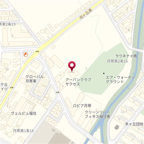 北海道札幌市豊平区月寒東2条16－1－7 の地図 Mapfan