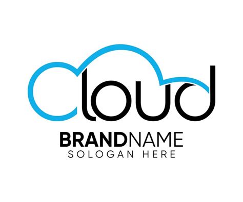 Premium Vector Cloud Logo Design Vector Template