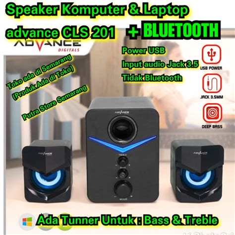 Jual Speaker Komputer Bass Woofer Speaker Laptop Advance Cls Audio