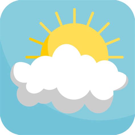 Cartoon Of The Partly Cloudy Illustrations, Royalty-Free Vector ...