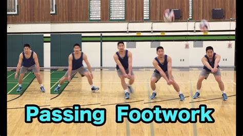 Passing Footwork How To Pass A Volleyball Tutorial Part 5 6 Youtube