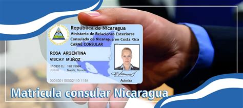 Solicita Tu Matrícula Consular Nicaragua Guía Completa