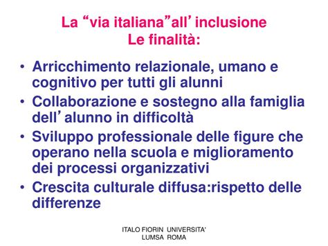 Ppt Dall Integrazione All Inclusione Powerpoint Presentation Id