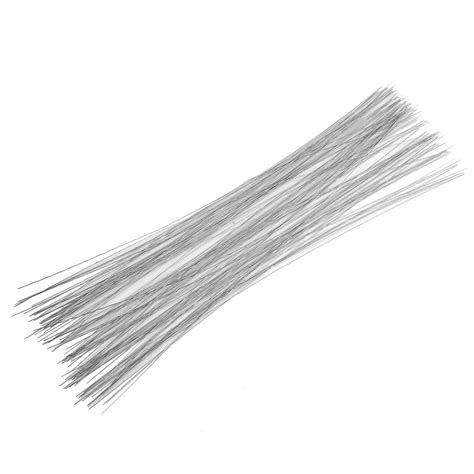 snapklikcom floral wire  gauge  pcs silver florist wire