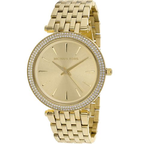 Michael Kors Women S Darci Gold Dial Watch Shopstyle