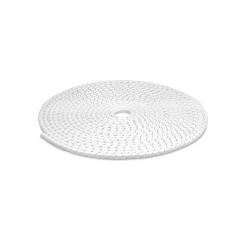 Organizador De Cabo Espiral Branco Steck 1 2 12mm X 10m Leroy Merlin