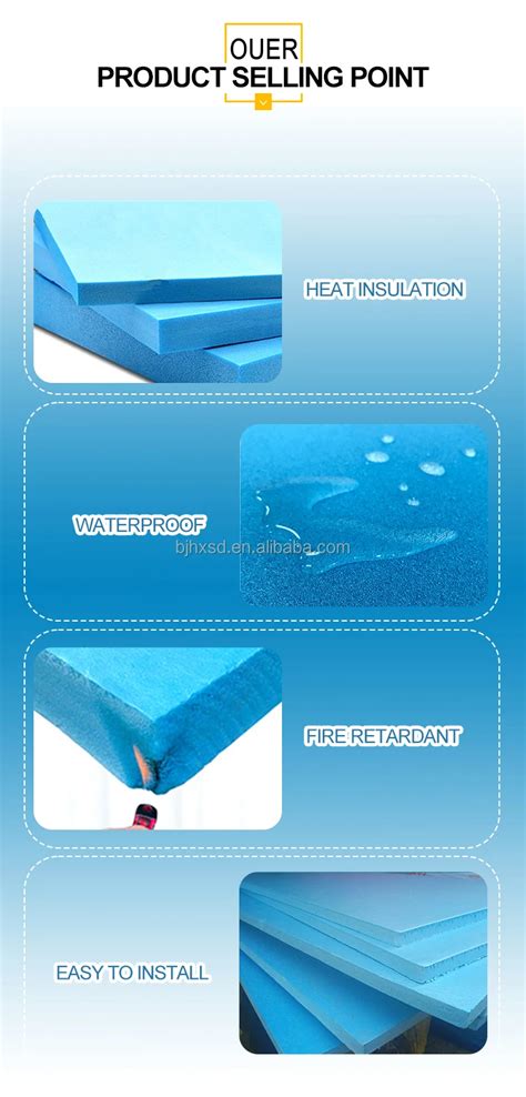 Extruded Xps Foam Boardextruded Polystyrene Insulation Board 50mm Extruded Polystyrene