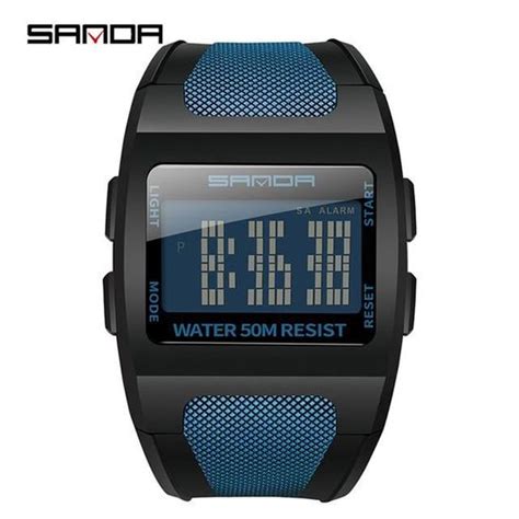 Rumocovo Sanda Montre De Sport Pour Hommes Horloge Lectronique Led