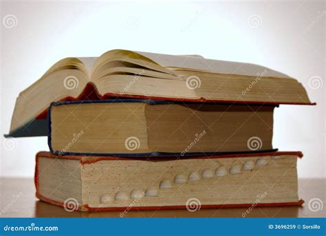 Three books stock image. Image of legend, open, blank - 3696259