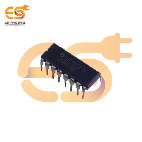 Buy Cd Be Triple Channel Analog Multiplexer Dip Pin Ic