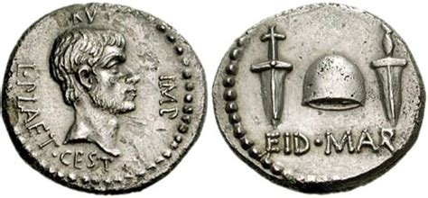 Ides Of March Coin Issued By Marcus Junius Brutus In 4342 Bc • R