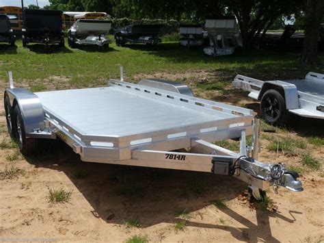 6x14 Utility Trailer For Sale New Aluma 7814 R Utility 2 35k Axles Slide In Ramps