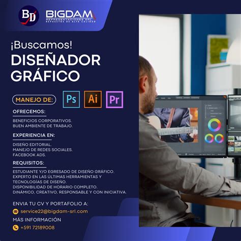 DISEÑADOR GRÁFICO Trabajando Bolivia