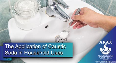 What is caustic soda used for in the home?