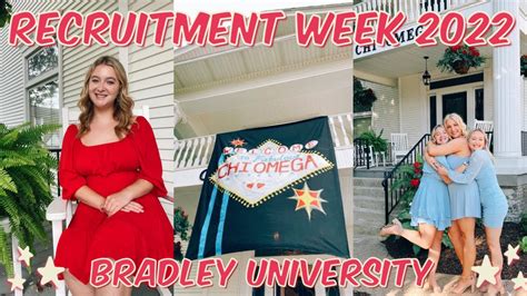 Sorority Recruitment Week Bid Day Vlog 2022 Chi Omega Bradley