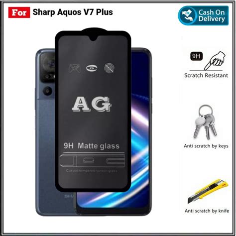 Tempered Glass SHARP AQUOS V7 PLUS V6 5G V6 V6 PLUS NEW Anti Gores Kaca