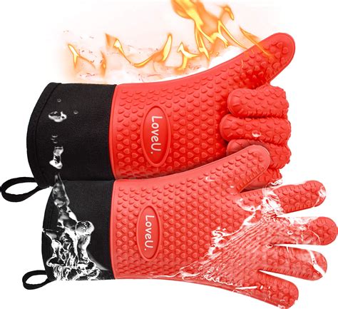 Professionnels Gants De Four Maniques Gants De Cuisine Silicone