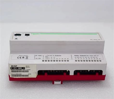 Industrial SCHNEIDER TAC XENTA 301 0-073-0009-2 HW 2.2 CONTROLLER, 8 ...