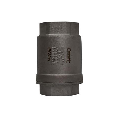 Válvula Check Vertical Rosca Npt Acero Inoxidable 316 Cematic
