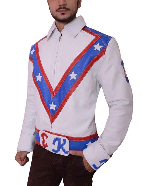 Evel Knievel Daredevil Stuntman Motorcycle Leather Jacket Hjackets