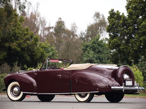 1940 Lincoln Zephyr Continental Cabriolet Retro Luxury Wallpapers