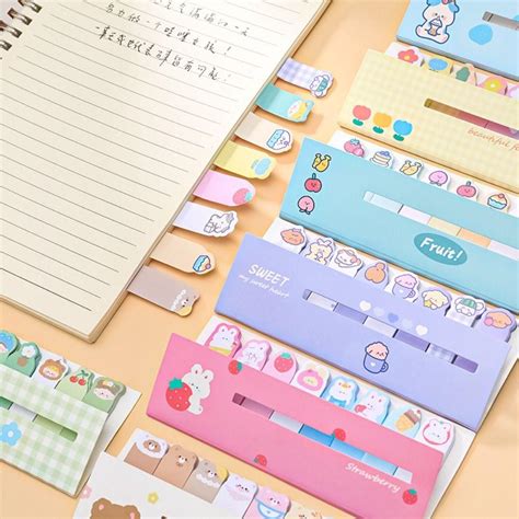 Student Stationery Sticky Notes Labels Reading Label Writable Index