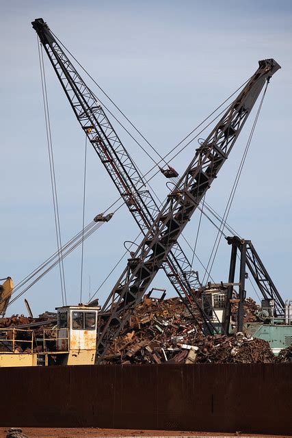 Scrap Yard Cranes Flickr Photo Sharing