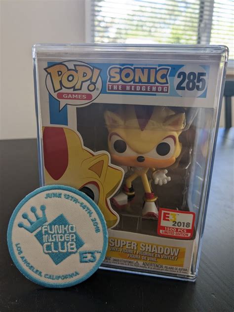 Funko Pop Super Shadow Sonic The Hedgehog E With Patch Ebay