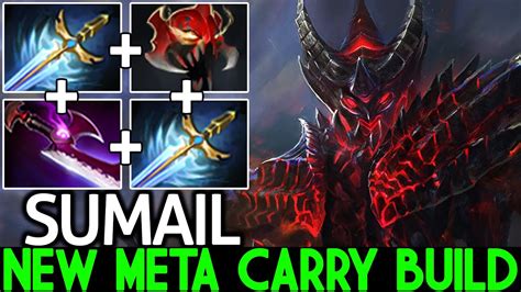 SUMAIL Shadow Fiend New Supper Carry With 2x Falcon Blade Build Dota