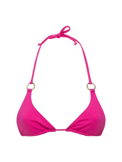 Mini Ring Triangle Bikini Top Louisa Ballou Women Luisaviaroma