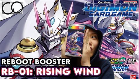 RB 01 Reboot Booster Rising Wind Box Opening Digimon Card Game