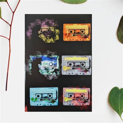 Large Cassette Tape Wall Art Etsy