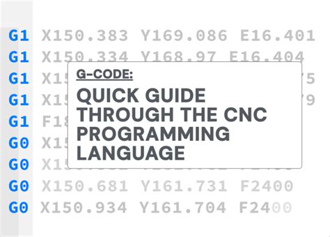 What Is G Code A Quick Guide Through The Cnc Programming Language