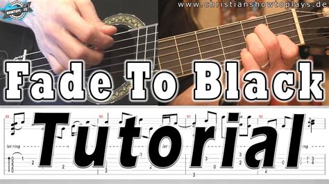 Metallica Fade To Black Epic Acoustic Picking Part Guitar Lesson Tabs Youtube