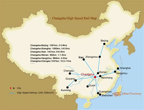 China High Speed Train Map, China Bullet Train Map, China Train Map