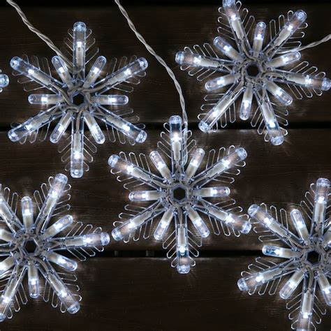 Ge Snowflake 8 Count Multi Function Color Changing Snowflake Led Plug