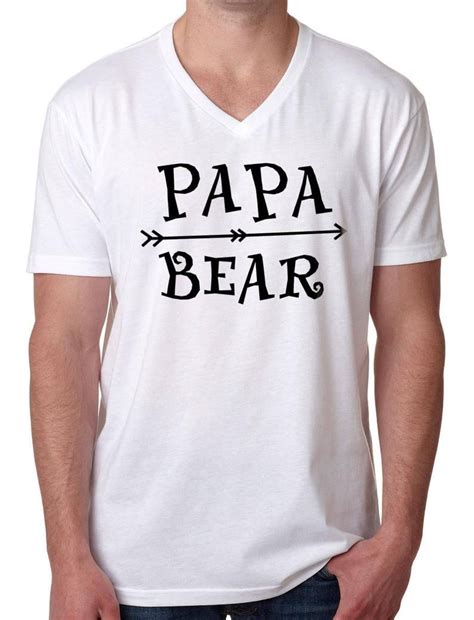 Fathers Day T Papa Bear Funny Shirt Men Mens Tshirt Dad Etsy