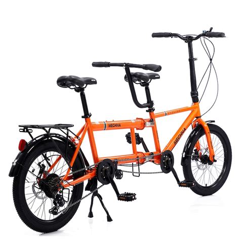 Sinofurn 20 Inch Medium Tandem Bike Unisex Hardtail Suspension