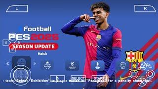 Efootball Pes Ppsspp Full Update Transfer Kits Real Face