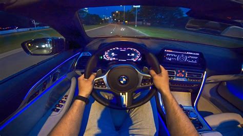 BMW 8 Series M850i Convertible NIGHT DRIVE POV W AMBIENT LIGHTING By