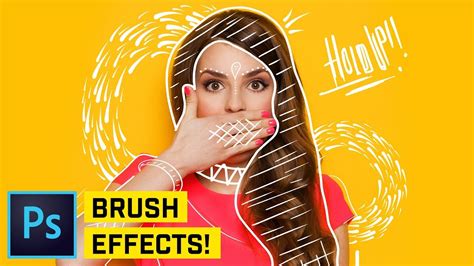 Draw On Photo Effect Photoshop CC Tutorial - Photoshop Trend