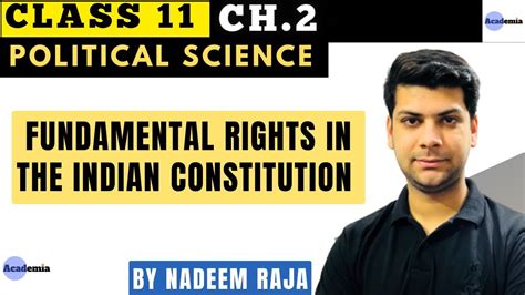 Fundamental Rights In Indian Constitution Class Ch