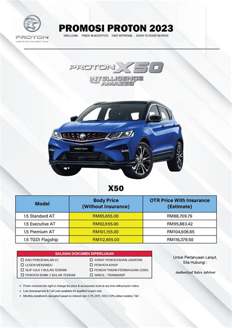 Proton X50 Price 2023 Latest Promotion Proton Malaysia