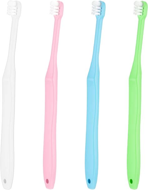 Angzhili 9 Pieces Interspace Toothbrush End Tuft Orthodontic Toothbrush Tapered