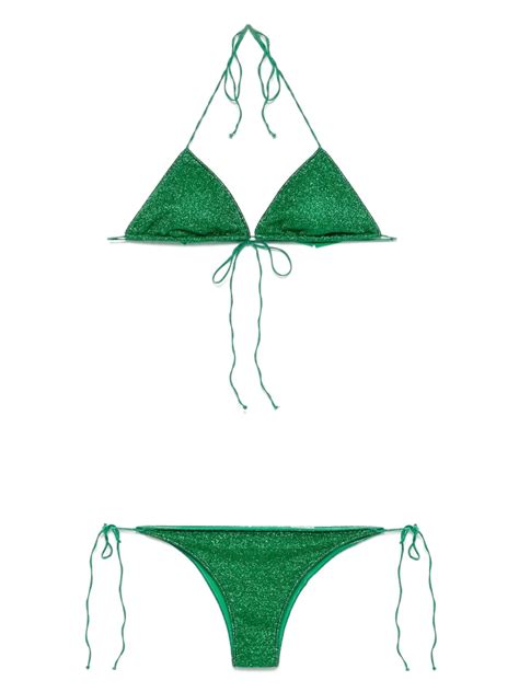 Oséree Lumière Bikini Green FARFETCH NG