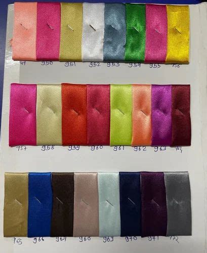 Polyester Plain Satin Silk Fabric Gsm 50 100 At Rs 50meter In Surat