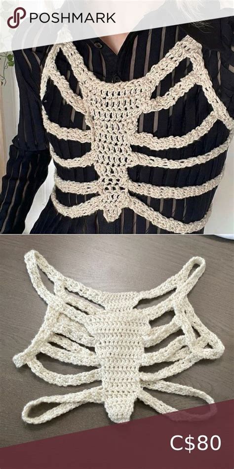 Handmade Boned Crochet Corset Crochet Crochet Clothes Crochet