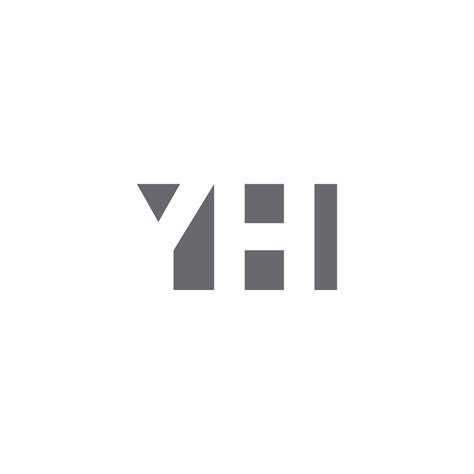 Yh Logo Monogram With Negative Space Style Design Template 2768268 Vector Art At Vecteezy