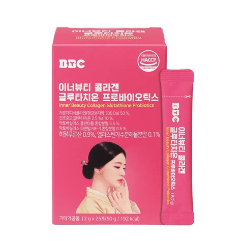 Bbc Inner Beauty Collagen Glutathione Probiotics 2g X 25 Sticks